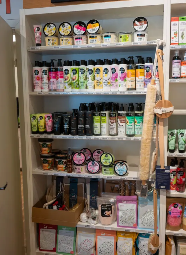 Hårmasker, schampo och balsam från Organic Shop i Hälsokraft Orminge